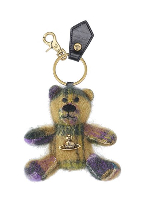 Multicolour Teddy Bear keyring Vivienne westwood - women